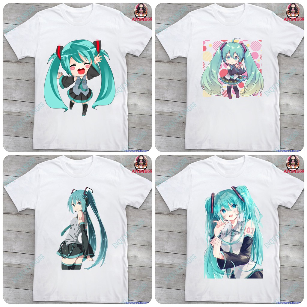 áo thu nam nữ- Hatsune Miku