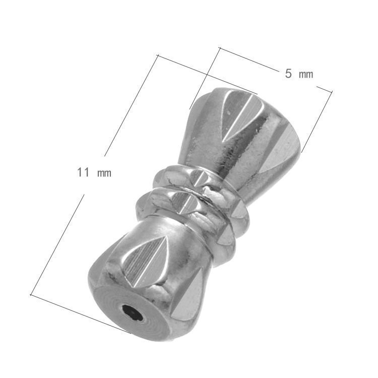 [K9C1] Phụ kiện trang sức (DIY) - 5 Chốt khóa vặn đối xứng kiểu nơ làm vòng cổ vòng tay