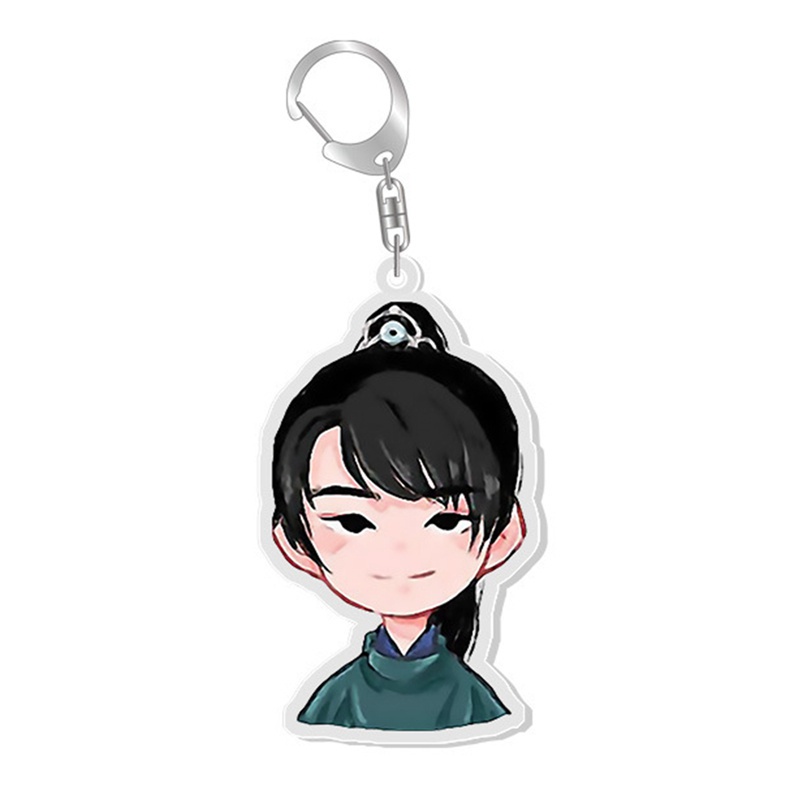 Móc khóa acrylic hai mặt in hình hoạt hình Lanfy Gong Jun Shanhe Ling