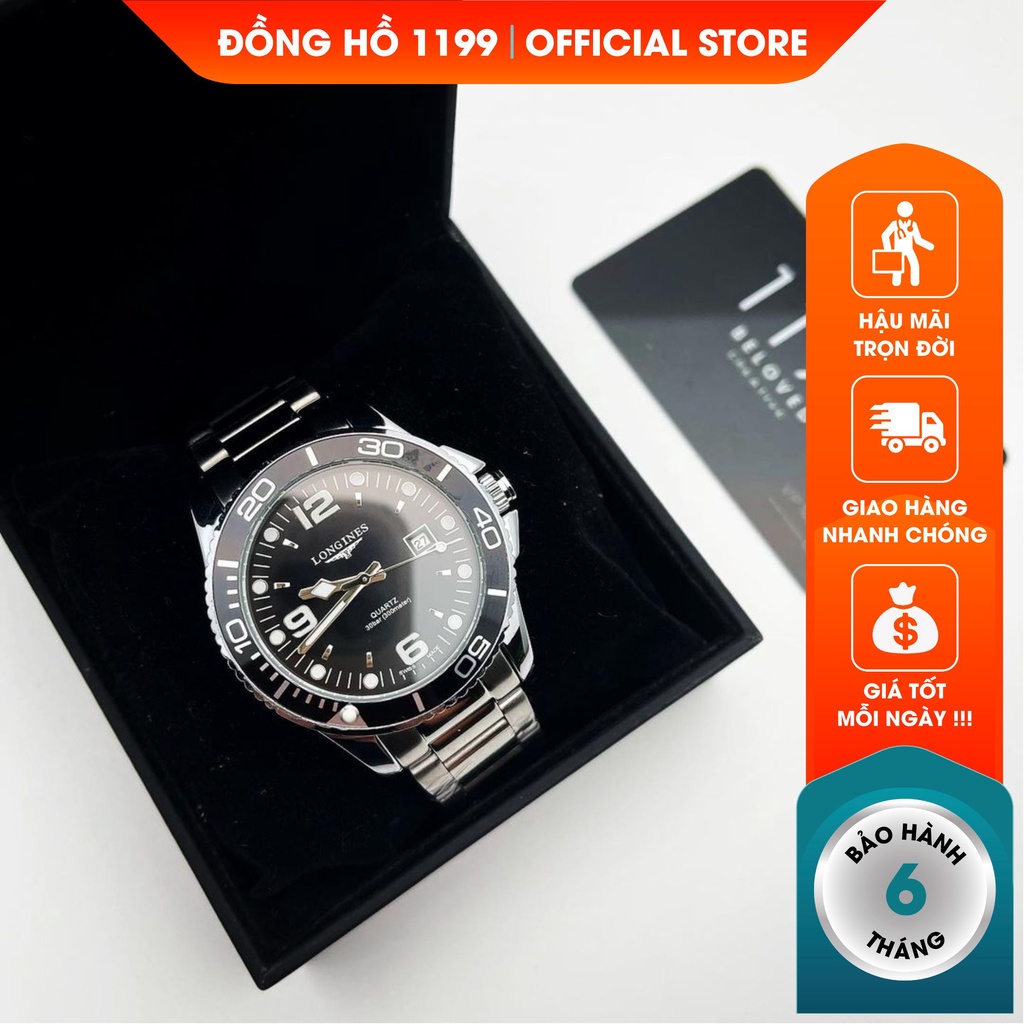 Đồng hồ nam - Đồng Hồ Dây Kiểu Dáng Thép Semi Spots Trẻ Trung Độc Đáo Bảo Hành 6 Tháng 3781.VG - 1199 Watches