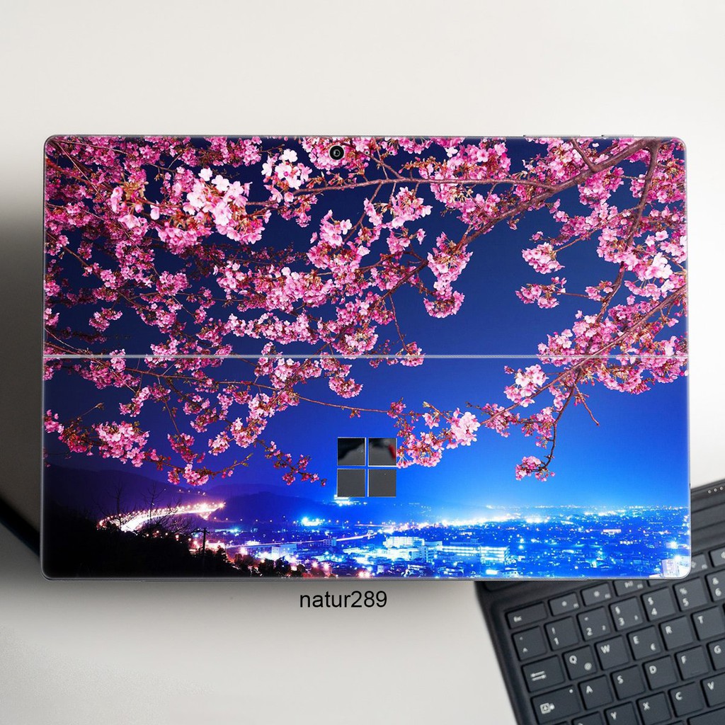 Skin dán hình thiên nhiên x11 cho Surface 3 2015; Go, Go 2, Go 3; Pro 2 3 4 5 6 7 8 9 X