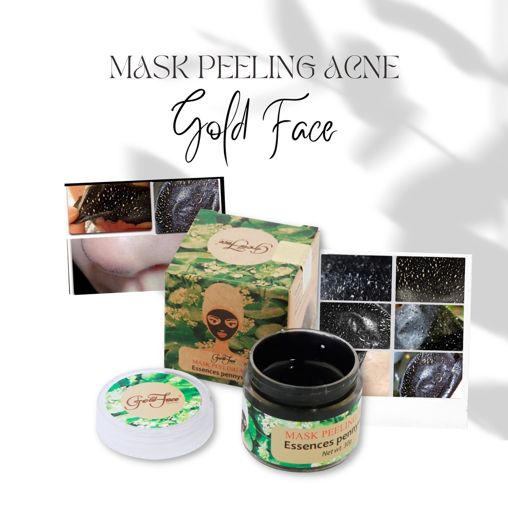 Mặt nạ lột mụn hút độc chì Gold Face 30G