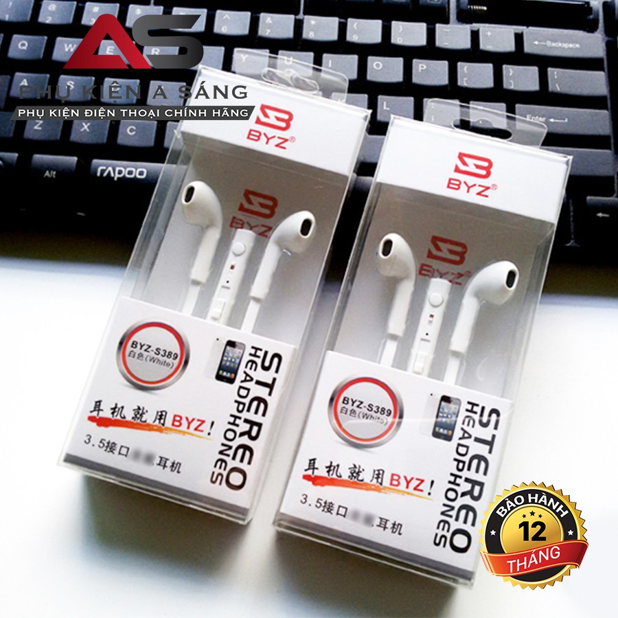 Tai Nghe Dây Dẹt BYZ S389