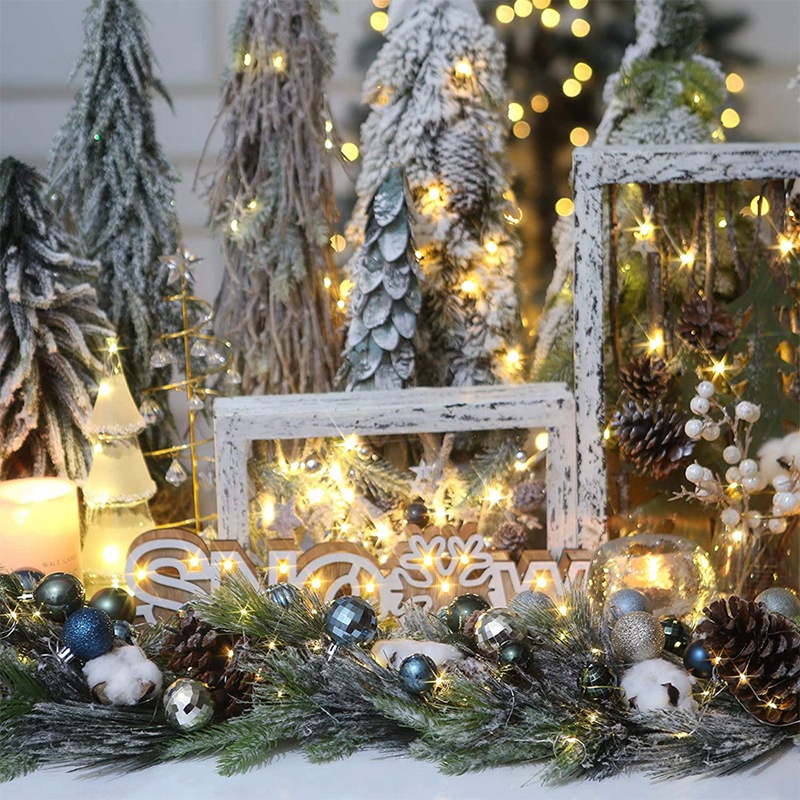 Set 64 quả châu trang trí cây thông noel