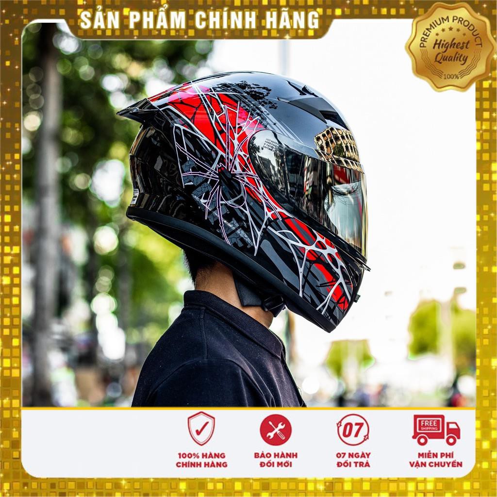 Nón fullface YOHE 978 Plus tem SPIDER - Kho đồ Phượt giá sỉ