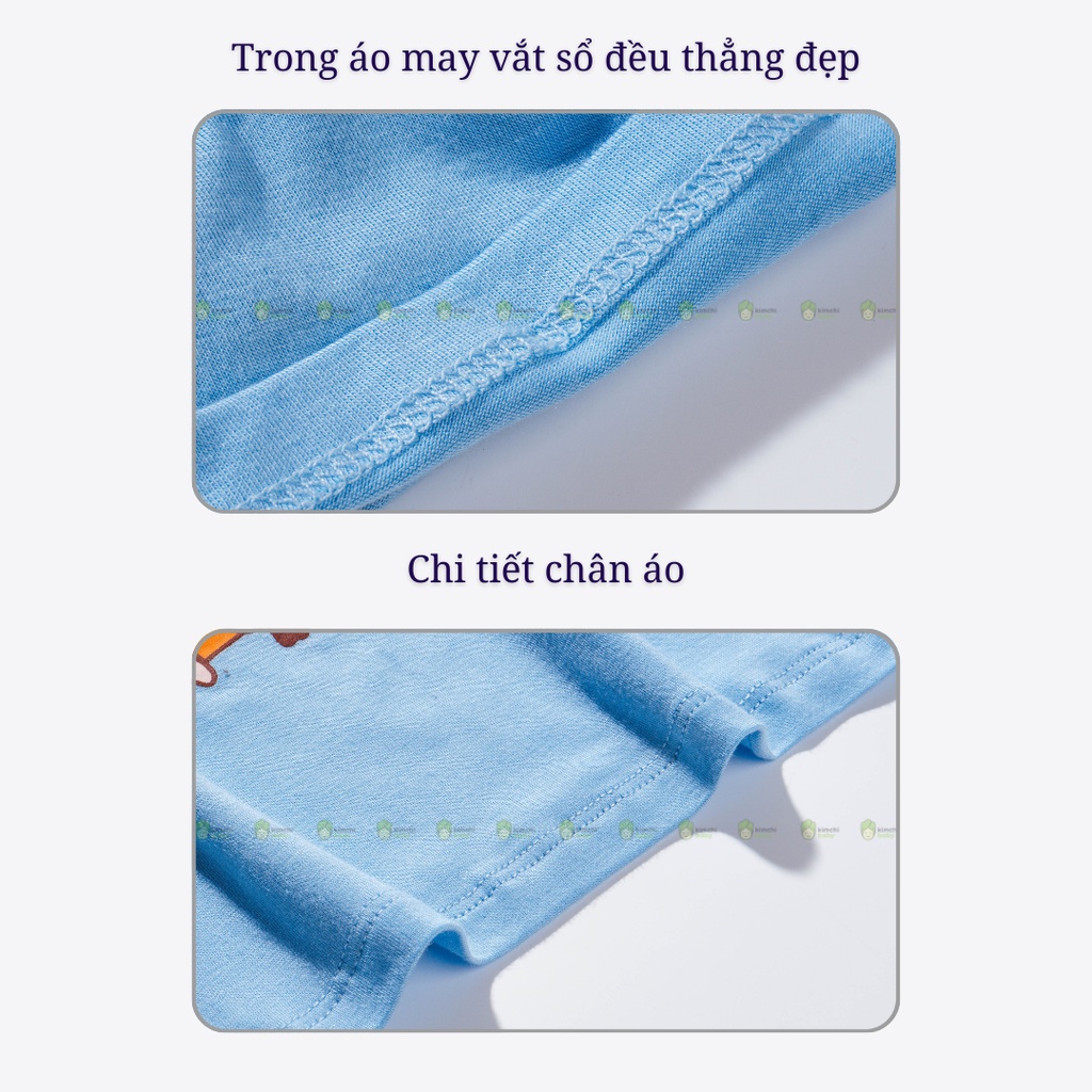 [SZ ĐẠI]Bộ Dài Tay Cho Bé Trai, Bé Gái Minky Mom Vải Thun Lạnh Hoạ Tiết Gấu Panda,Đồ Bộ Dài Tay Cho Bé Mặc Nhà MKMTD2207