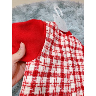 (Hàng Quảng Châu cao cấp) Set váy dạ sang chảnh cho bé gái