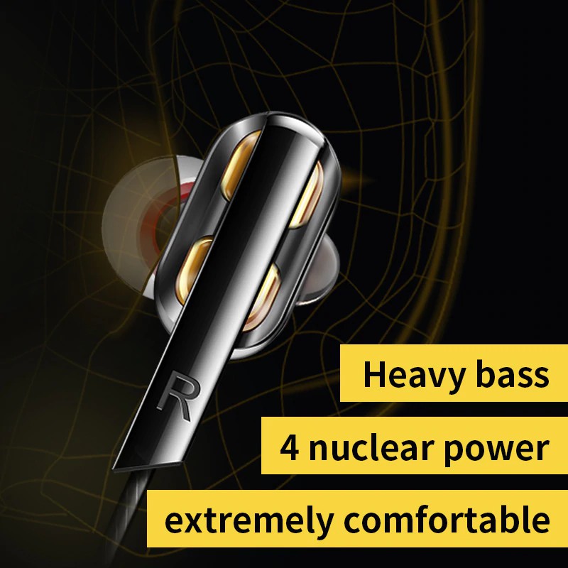 QKZ In Ear Earphones Bass Ear HIFI Headset Earphone Metal Stereo Earbuds With Microphone MP4 Xiaomi