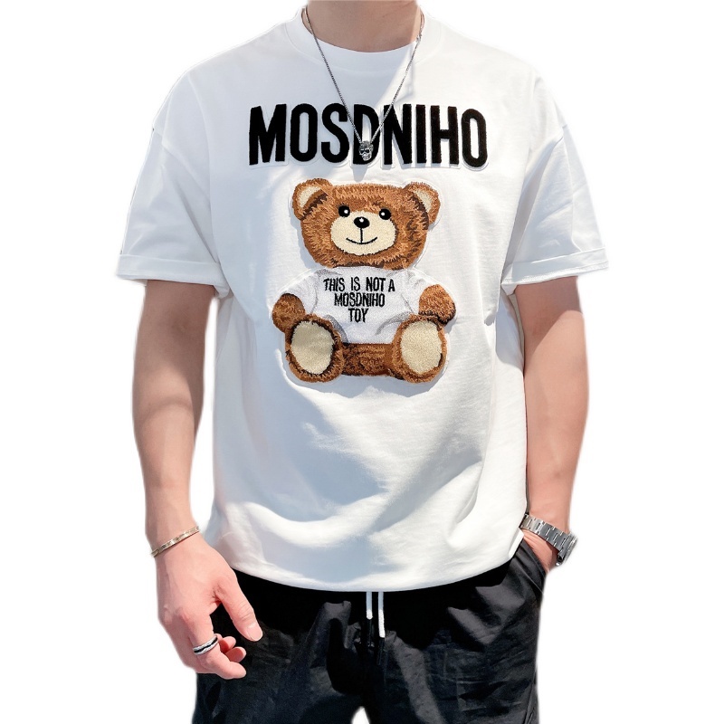 Áo Thun Hè  Phong Cách Gấu MOSCHINO Thời Trang Trẻ Trung Năng Động Thoải Mái Hot 2022