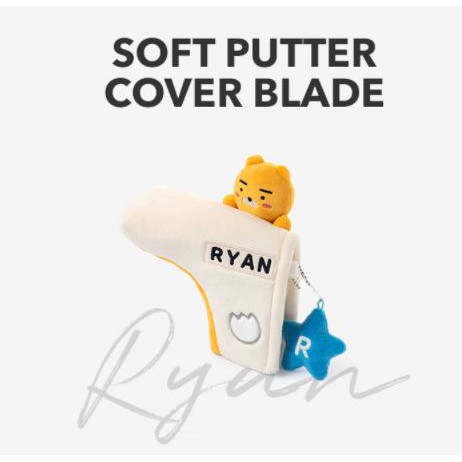 Đồ bọc đầu gậy Golf (Soft Putter Cover Blade-Ryan) Kakao Friends Golf