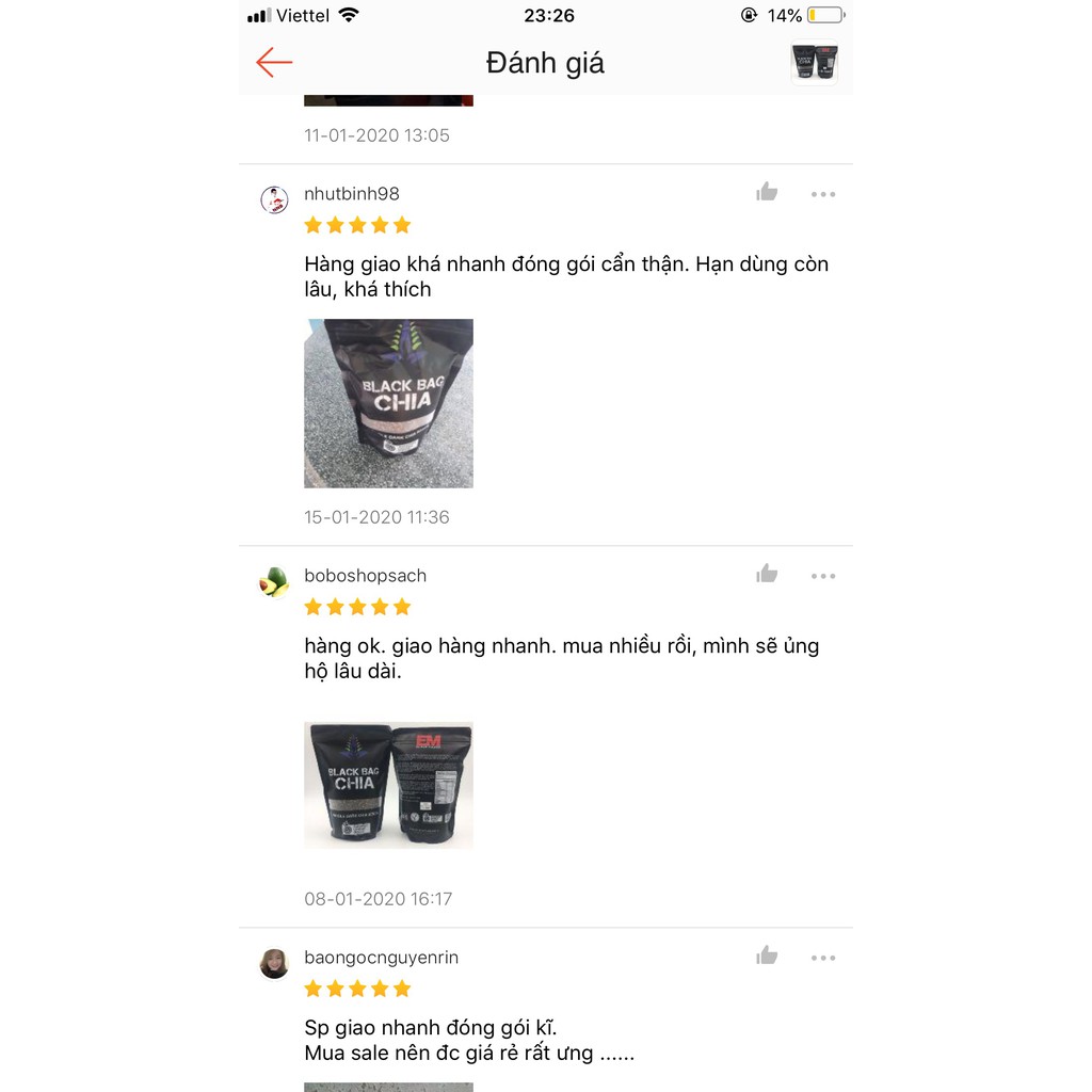 500Gram Hạt Chia Úc Organic Chia Seeds Túi Đen hàng chuẩn date mới | BigBuy360 - bigbuy360.vn