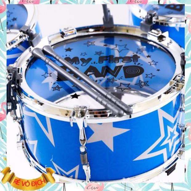 (Giá sỉ)  Bộ Trống Jazz Drum 5 Trống Có Ghế Cho Bé  - M103