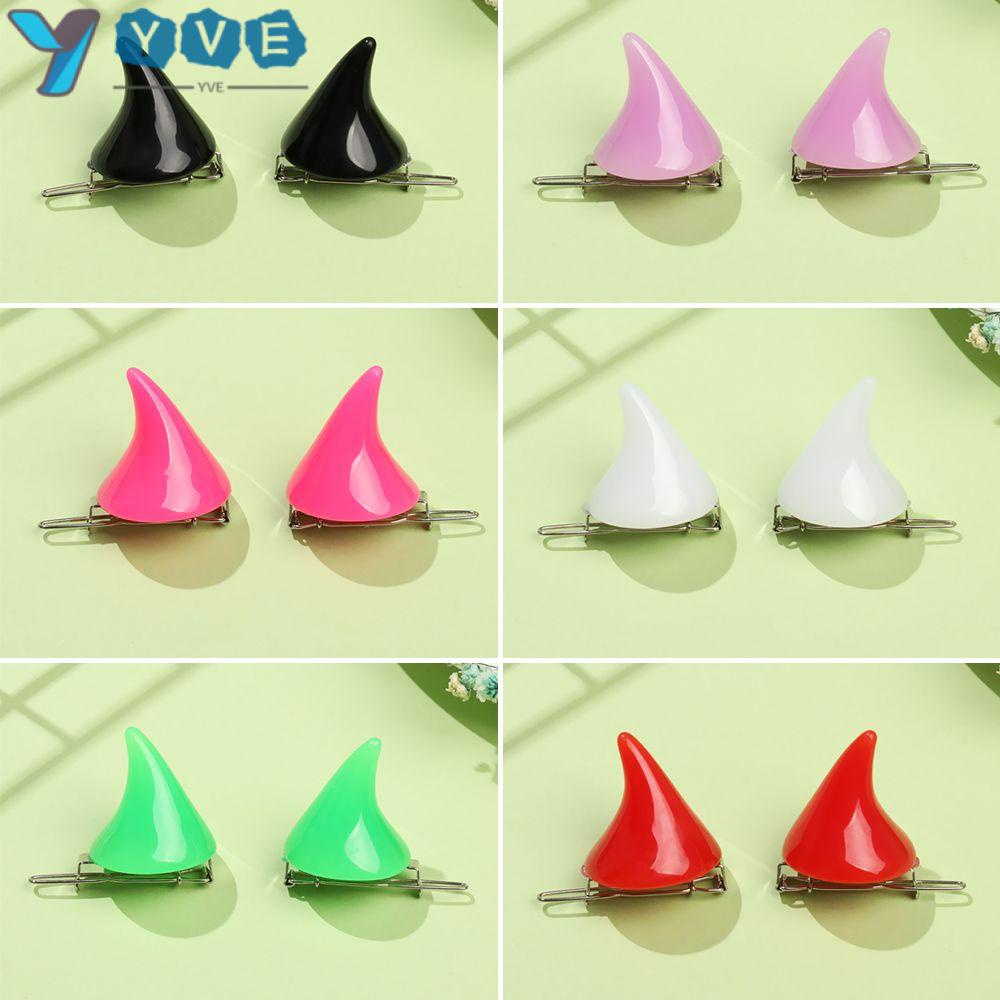 1 Cặp Kẹp Tóc Hóa Trang Halloween Cho Nữ