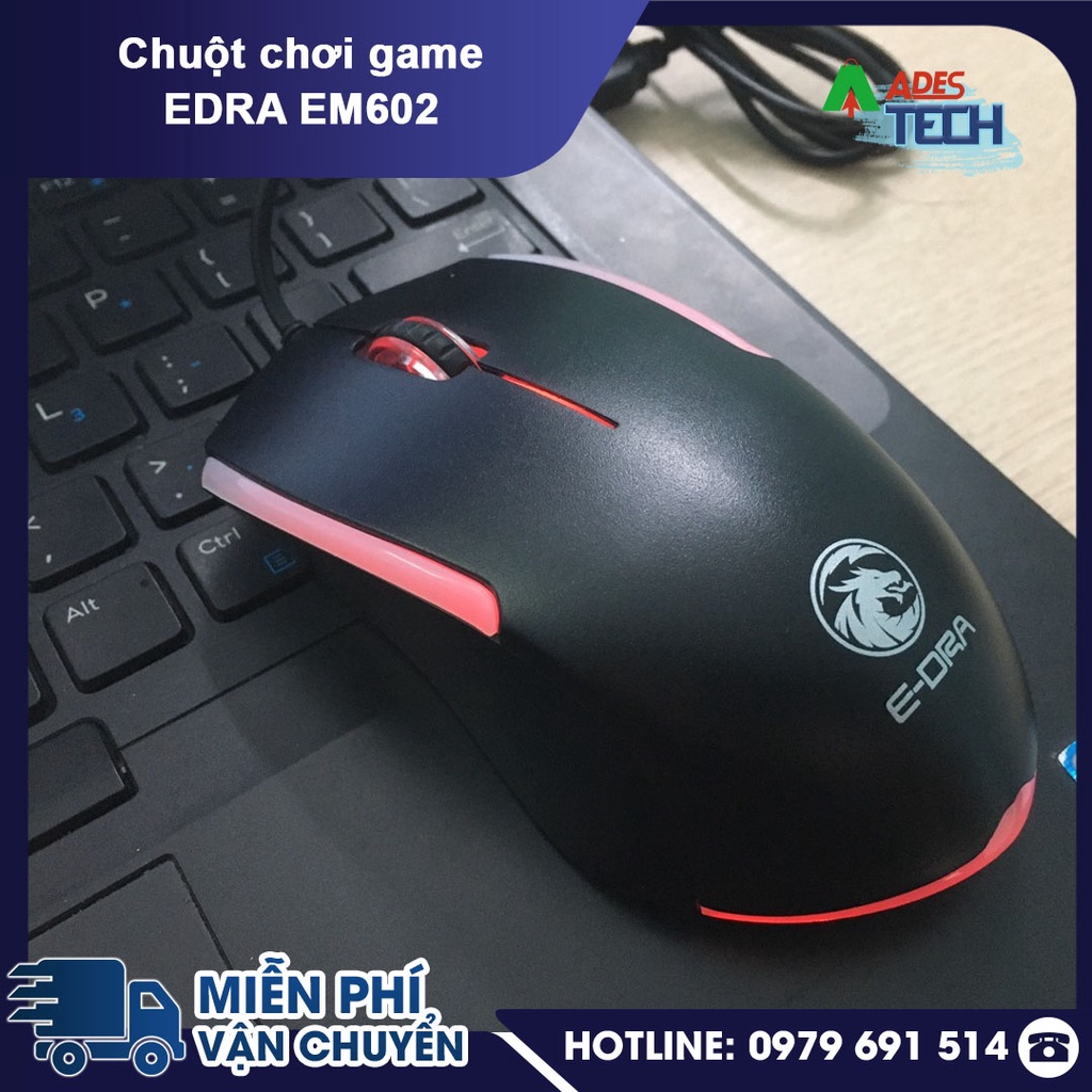 Chuột Gaming Có Dây EDRA EM602 - Switch HUANO - Chính Hãng - Bảo Hành 2 Năm