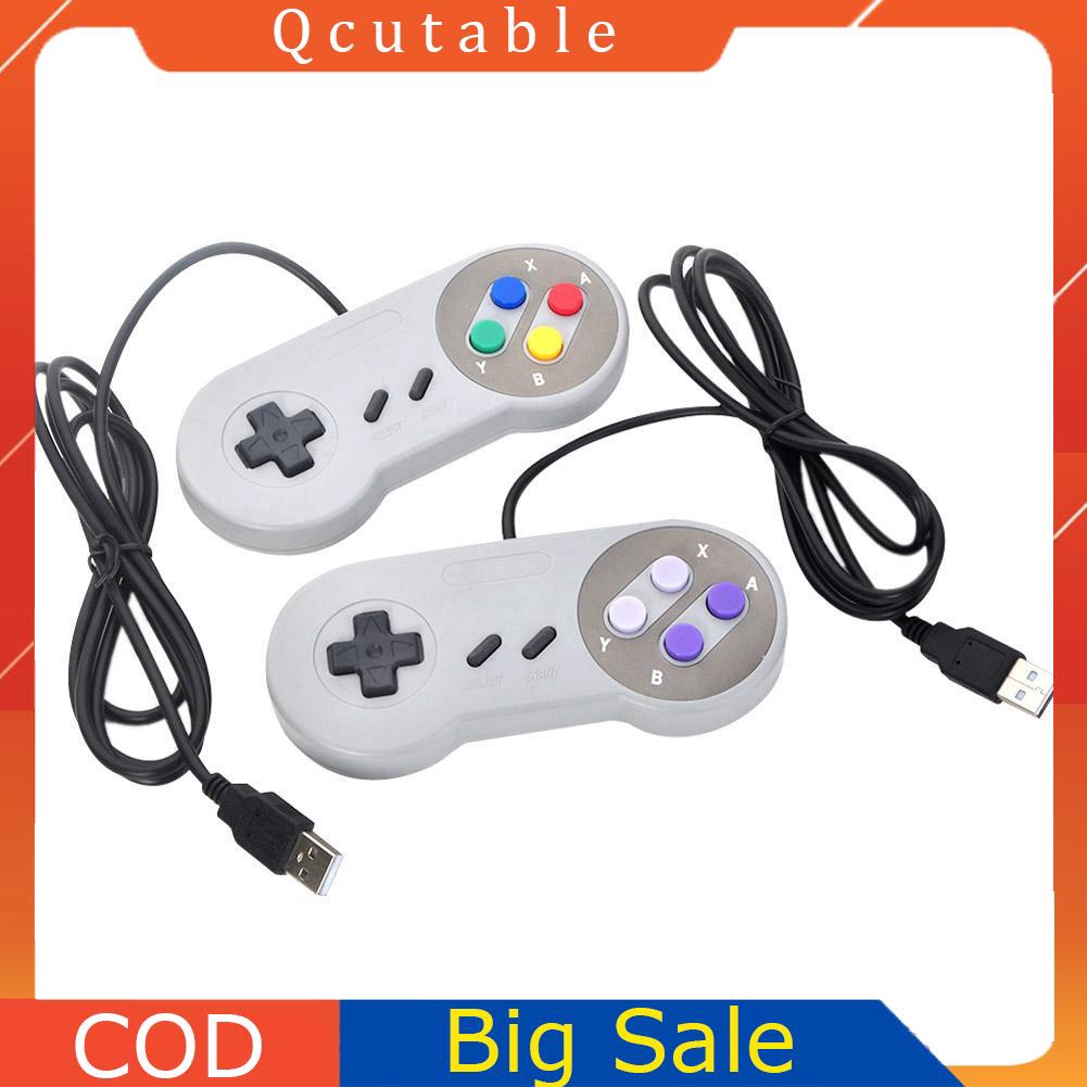 Tay cầm chơi game 4 nút Nintendo SNES cho máy tính tiện dụng