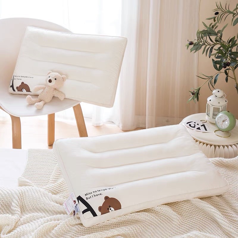 Ruột gối gấu coton linen thoáng khí thấm hút tốt SHOP vũ thị thơm