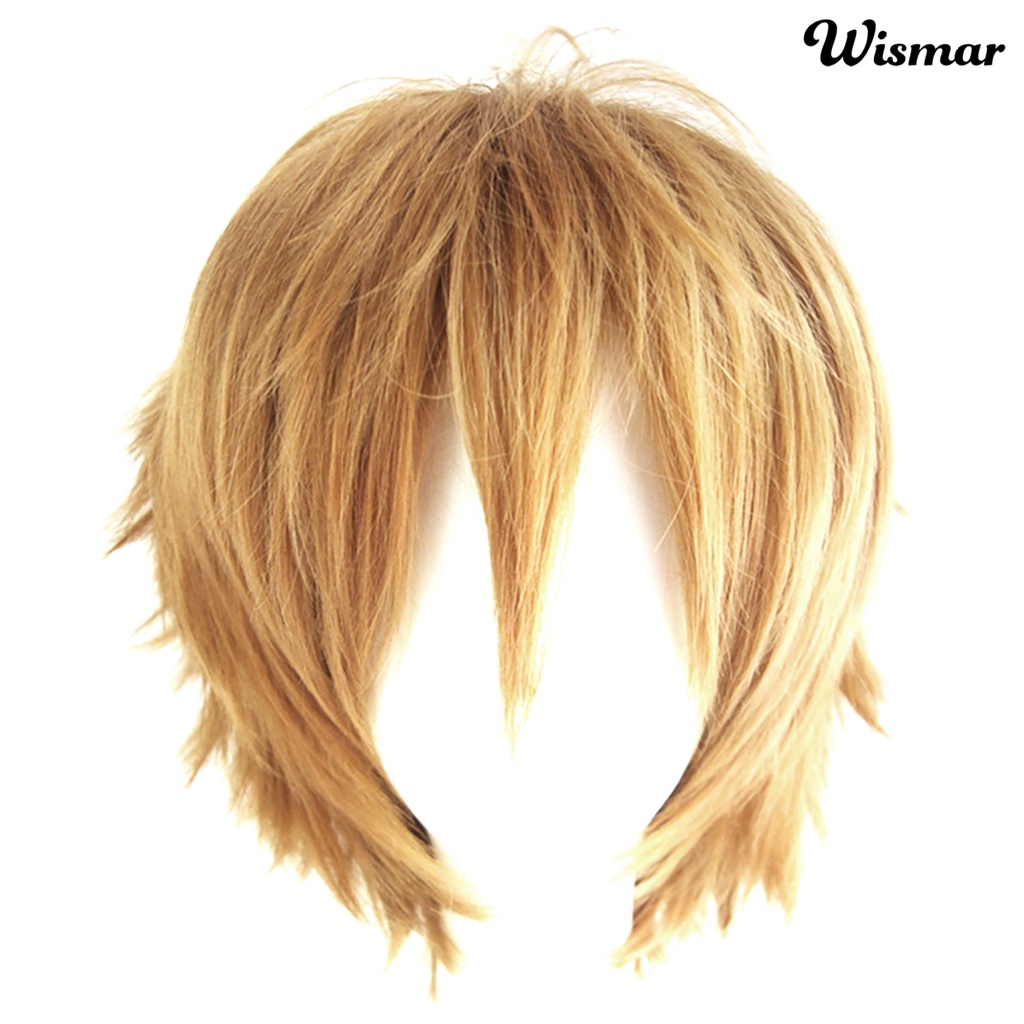 Tóc Giả Ngắn Cosplay Anime Sợi Chịu Nhiệt Cao Có Thể Điều Chỉnh Cho Nam
