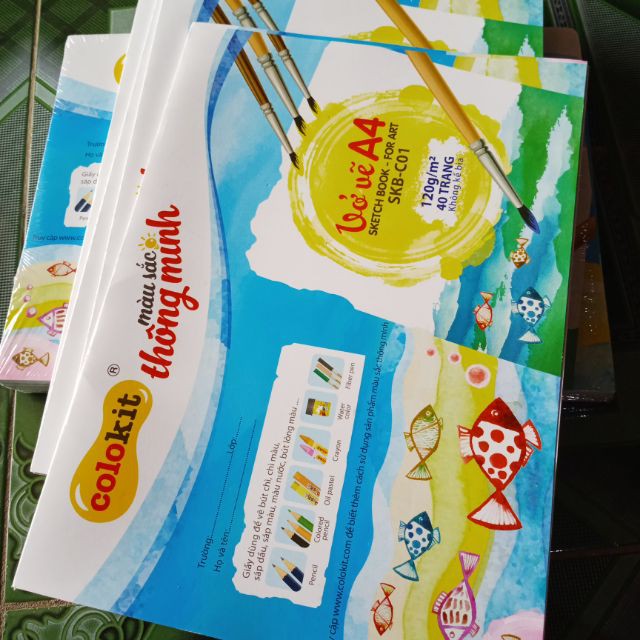 Vở vẽ Thiên Long SCB-C01 khổ A4, A3