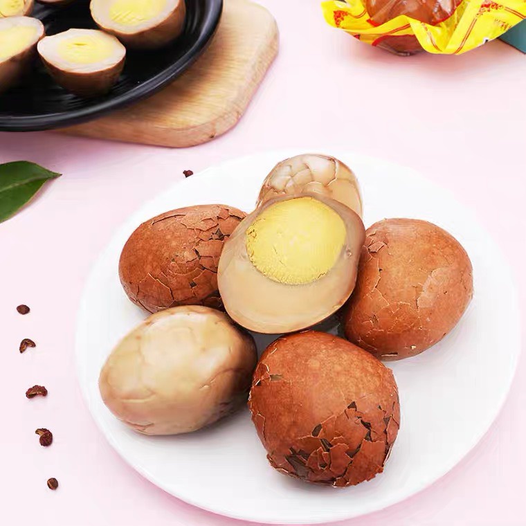 Trứng gà muối xì dầu ngon hấp dẫn/Trứng muối xì dầu ăn liên