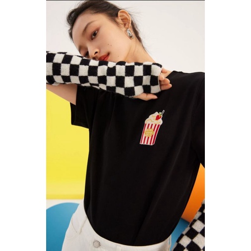 Áo thun nữ cao cấp cổ tròn GYZ chất vải cotton dày đẹp co giãn hàng đẹp chuẩn hình