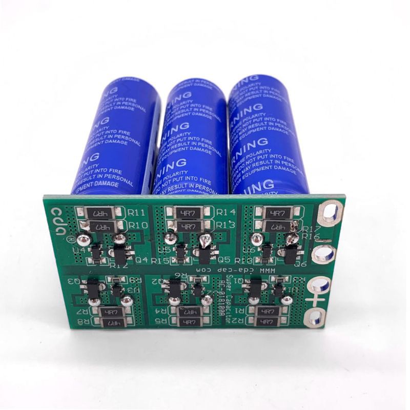 yal 6pcs 16V 16.6F Super Capacitor High Current 2.7V 100F Double Row Ultracapacitor