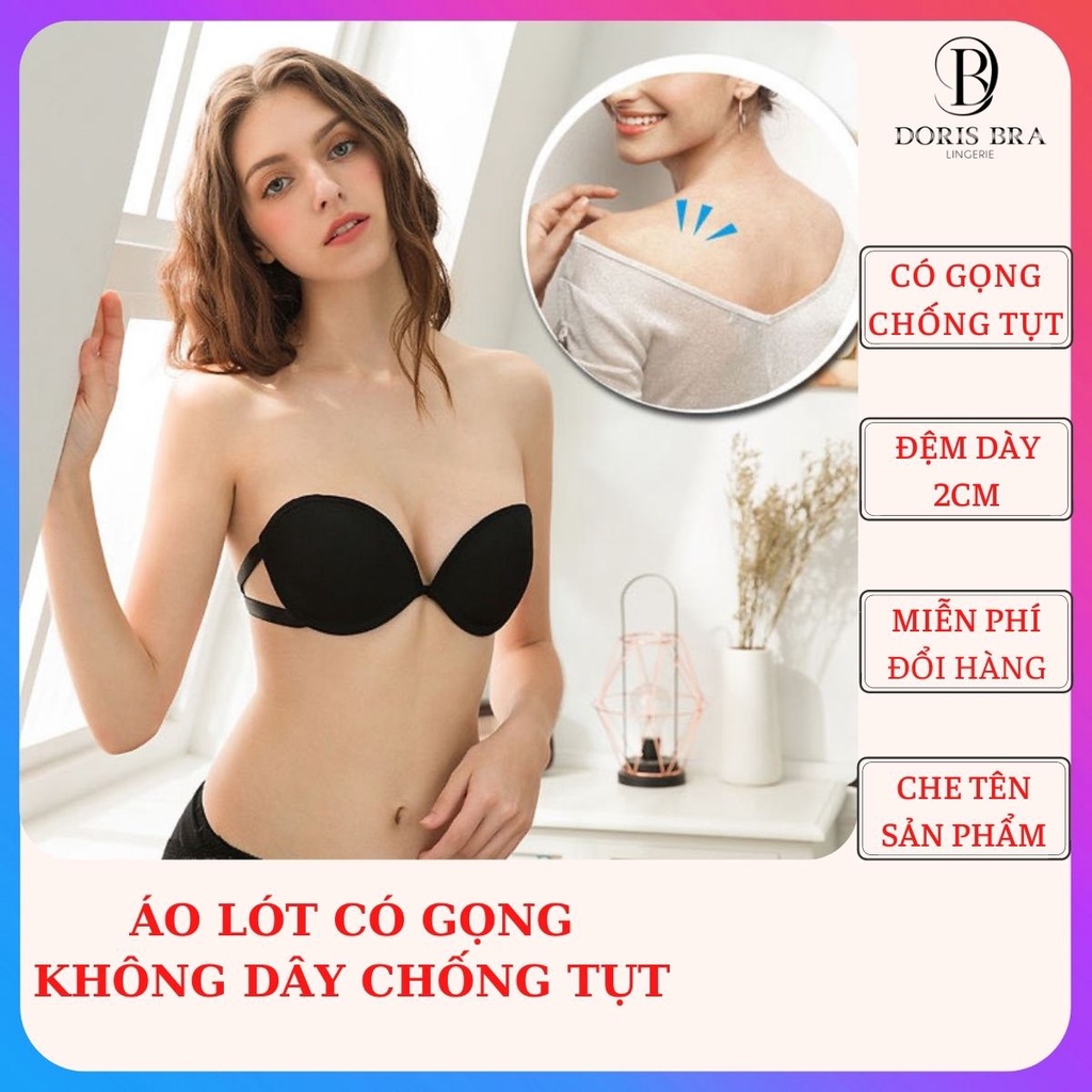 [Tặng dây trong] Áo lót DORIS, áo cup AC404 đệm tim k dây nâng ngực có gọng