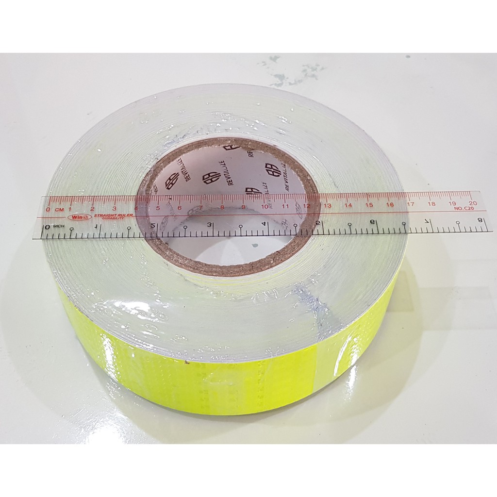 Băng keo phản quang, băng keo kim cương trơn 5cm x 45m