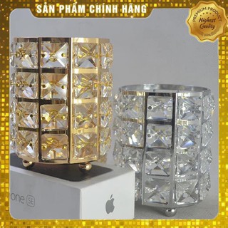 Nail hàng xịn cốc đựng cọ vàng bạc