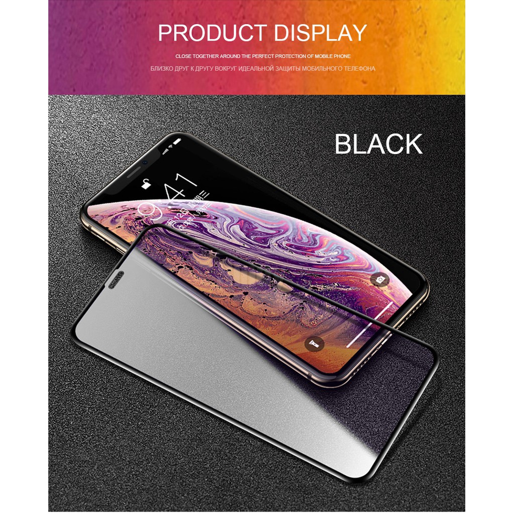 6D Curved Full Protective Glass Tempered Glass Film For iphone 6 6s plus 7 8 plus X XS XR XS Max