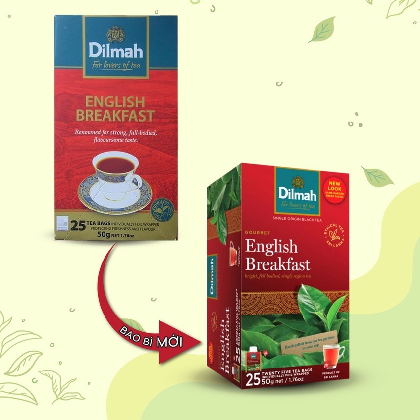 Trà Dilmah Buổi Sáng - English Breakfast 25 túi x 2 gram - TDM026