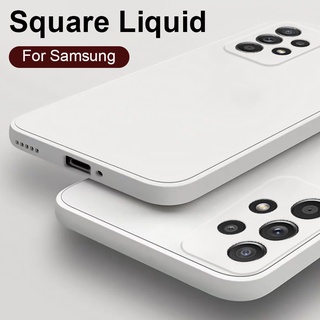 Ốp lưng điện thoại silicon mềm nhám cạnh vuông cho Samsung Galaxy S20 fe S10 Plus S20 Ultra A51 A71