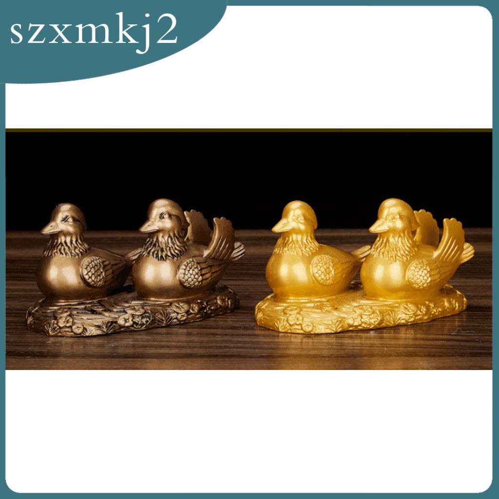 [Zxmkj2] Tượng Phong Thủy Hình Chú Vịt Lãng Mạn Dễ Thương Trang Trí Tình Yêu Và Lãng Mạn
