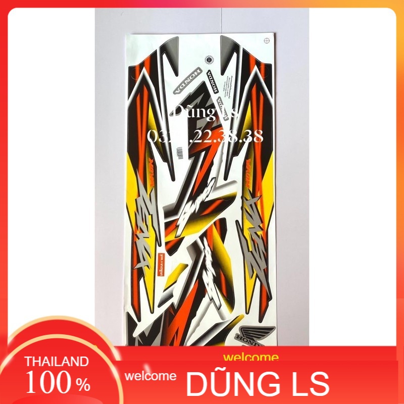 Tem dán xe, Tem NOVA TENA đời 2002 THAILAND