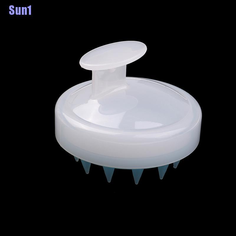 (Hàng Mới Về) Lược Gội Đầu Mát Xa Da Đầu Sun1 Làm Từ silicon Tiện Lợi