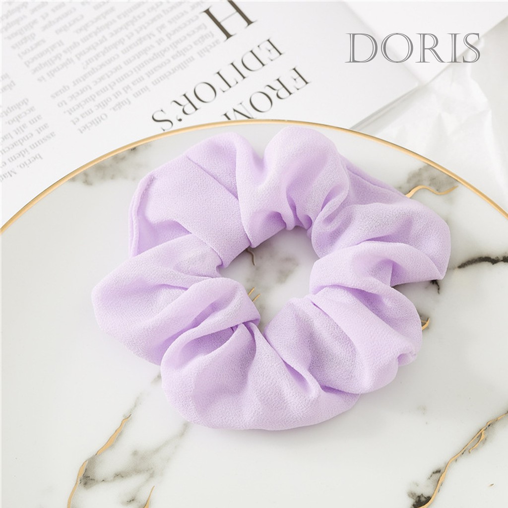 [Mã FAGOGO giảm 12% đơn 99K] Cột tóc Scrunchies Voan Gam Pastel Xinh Xắn - DORIS HOUSE | BigBuy360 - bigbuy360.vn