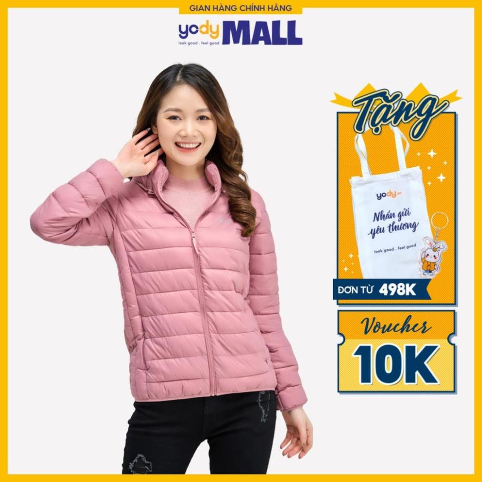 Áo phao nữ YODY siêu nhẹ có mũ giữ ấm chống thấm nước PHN5000 New !