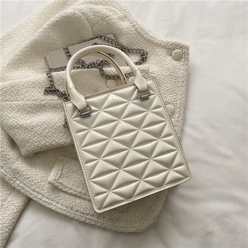 Túi Đeo Vai Nhỏ Nhắn Đính Đá Kiểu Pháp Cổ Điển Dễ Phối Đồ Thời Trang Cho Nữ