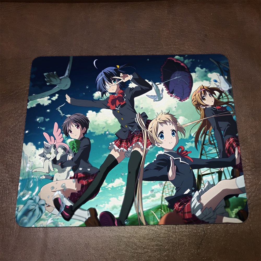 Lót chuột máy tính Anime Love Chunibyo 1 Mousepad cao su êm ái. Nhận in theo yêu cầu