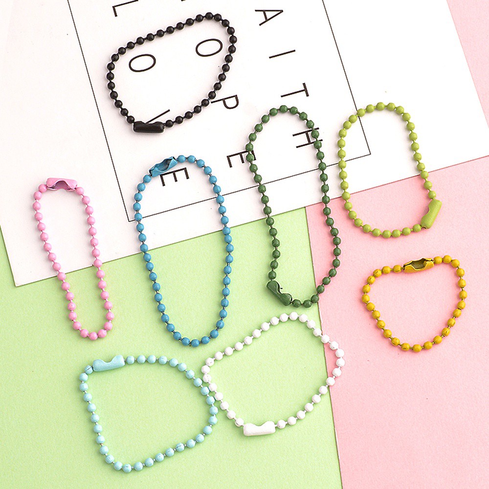 Set 20 dây giữ chìa khóa / phụ kiện trang trí 12cm dùng để làm đồ thủ công nhiều màu sắc tùy chọn