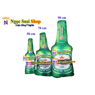 GỐI ÔM CHAI BIA Size 90cm - NGẪU NHIÊN MÀU