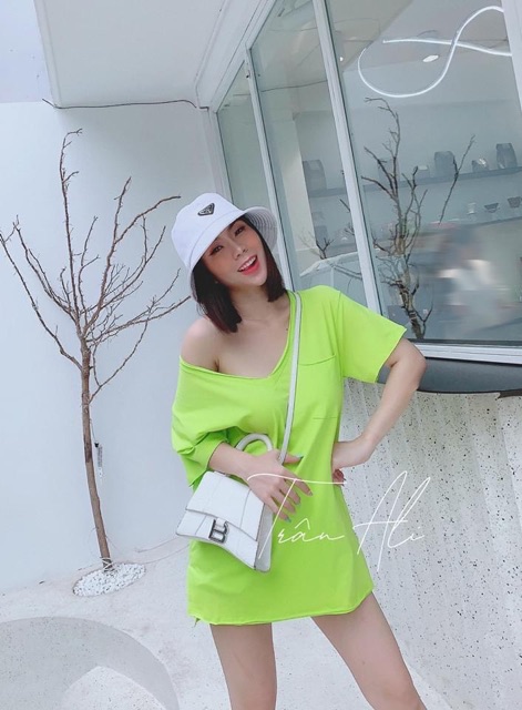 ÁO PHÔNG CỔ TIM TRƠN FOM RỘNG MS13819