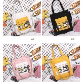 Tote đeo 2 kiểu - cô bé cậu bé