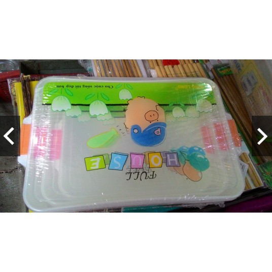 Hộp đựng thức ăn 03 hộp - Nhựa Song Long