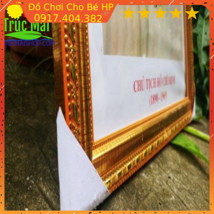 [SIÊU SALE] Ảnh Chủ Tịch Hồ Chí Minh kèm khung kính (40cm*30cm) Khung Ảnh Bác Hồ ✅  Đồ Chơi Trẻ Em HP