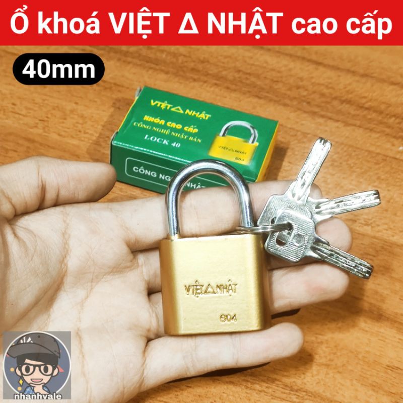 [Giá tốt nhất] Ổ khoá VIỆT NHẬT cao cấp 40mm