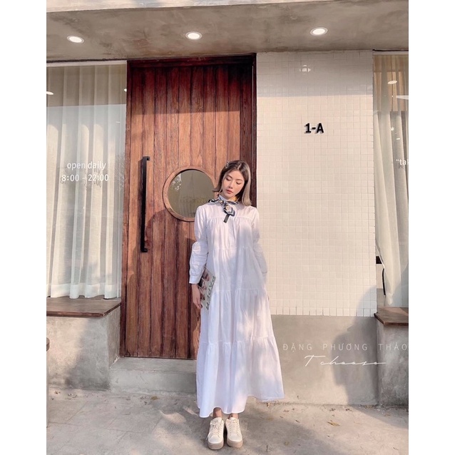 - Váy do shop tự chụp - Váy babydoll tiểu thư