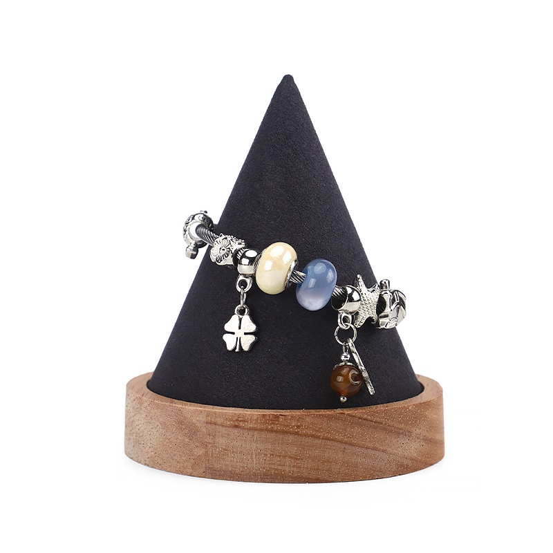 Giá Đỡ Trưng Bày Trang Sức Bằng Gỗ Trơn