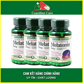 Viên Uống Melatonin Nature's Bounty Hộp 60 Viên - Coastlinecare Pharmacy