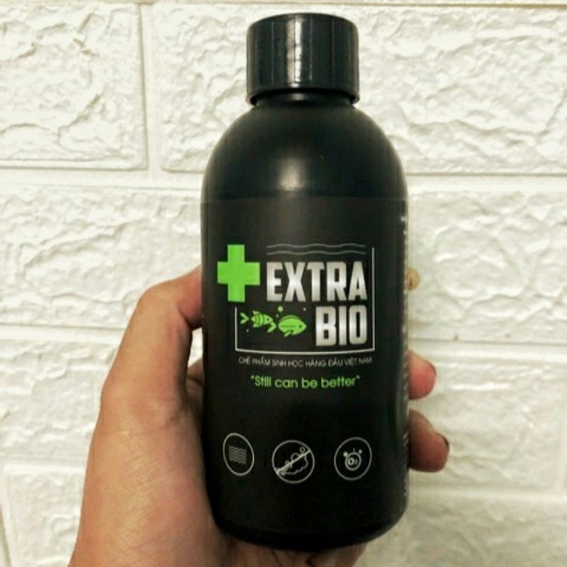 Men vi sinh Extra Bio (chai 250ml) - Chế phẩm sinh học xử lý nước cho hồ cá