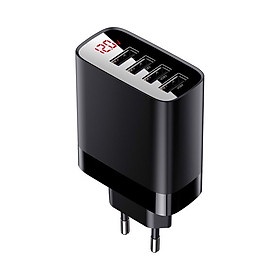 Củ Sạc Siêu Nhanh 4 Cổng 30W QC 3.0 Baseus Mirro Lake Chính Hãng Bảo Hành 1 Năm